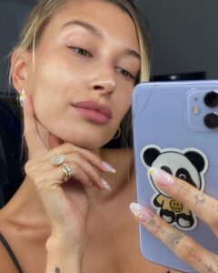 hailey bieber Famous celebrity engagement rings